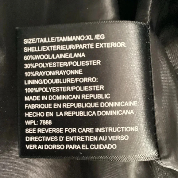 Michael Michael kors Wool  Double Breasted Jacket coat grey size XL - Picture 9 of 10